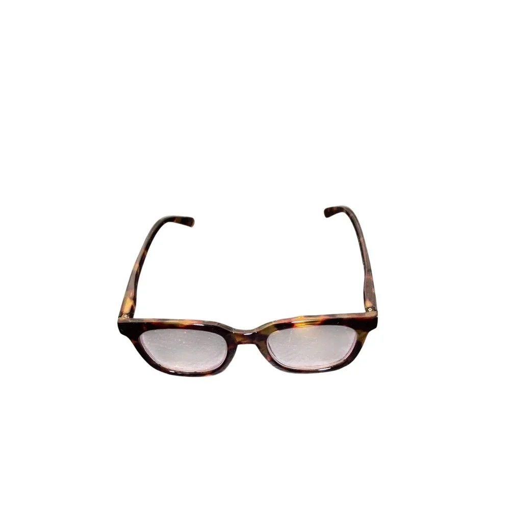 Reading Glasses Women +2.75 Brown Tortoise Shell 7327 Square Frame EX